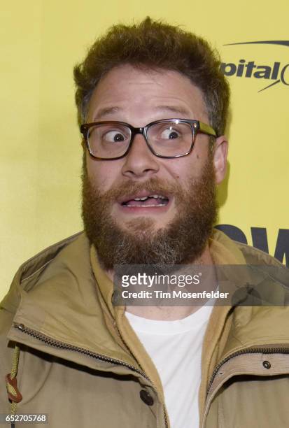 Seth Rogen attends the premiere of "The Disaster Artist" during the 2017 SXSW Conference And Festivals at the Paramount Theater on March 12, 2017 in...