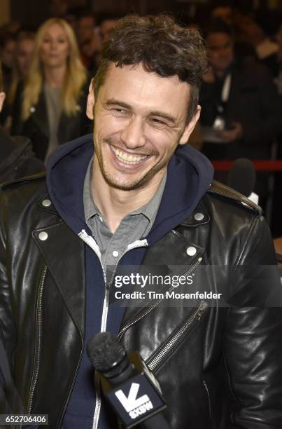 James Franco attends the premiere of "The Disaster Artist" during the 2017 SXSW Conference And Festivals at the Paramount Theater on March 12, 2017...