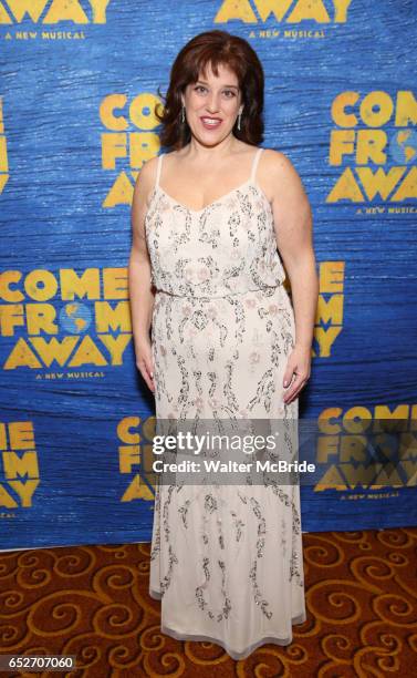 Sharon Wheatley attends the "Come From Away" Broadway Opening Night After Party at Gotham Hall on March 12, 2017 in New York City.