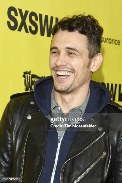 James Franco attends the premiere of "The Disaster Artist" during the 2017 SXSW Conference And Festivals at the Paramount Theater on March 12, 2017...