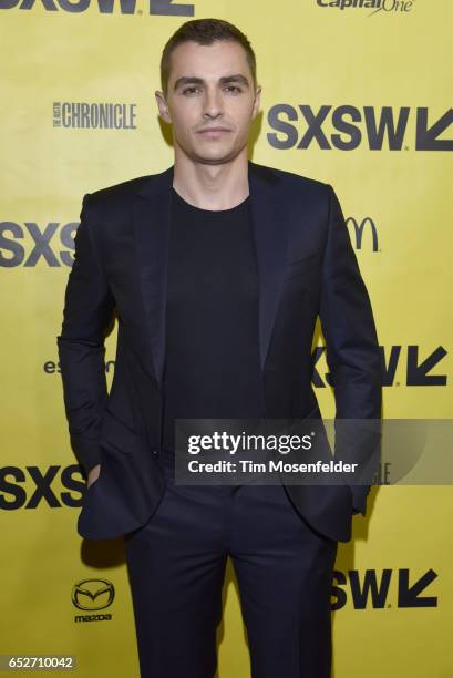 Dave Franco attends the premiere of "The Disaster Artist" during the 2017 SXSW Conference And Festivals at the Paramount Theater on March 12, 2017 in...