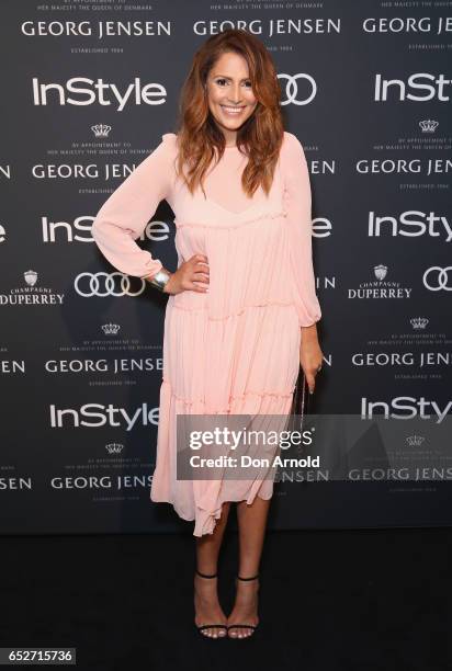 Sally Obermeder attends the InStyle Women of Style Nominees Cocktail Party on March 13, 2017 in Sydney, Australia.