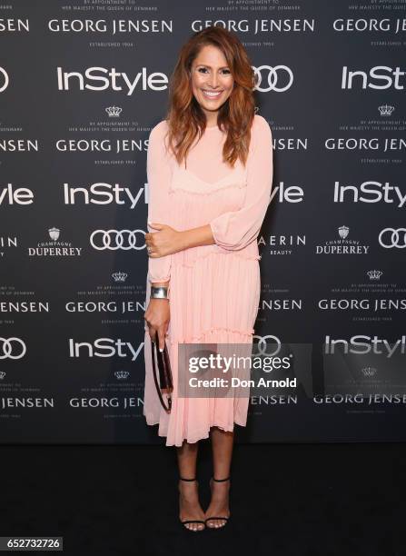 Sally Obermeder attends the InStyle Women of Style Nominees Cocktail Party on March 13, 2017 in Sydney, Australia.