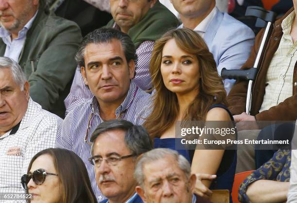 Gigi Sarasola attends the traditional Spring Bullfighting performance on March 11, 2017 in Illescas, Spain.