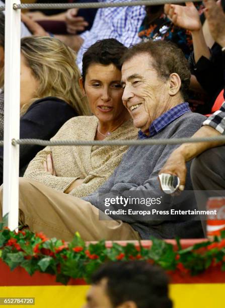 Fernando Sanchez Drago and Ayanta Sanchez Drago attend the traditional Spring Bullfighting performance on March 11, 2017 in Illescas, Spain.