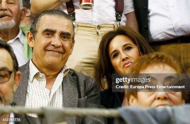 Jaime Martinez Bordiu and Marta Fernandez attend the traditional Spring Bullfighting performance on March 11, 2017 in Illescas, Spain.