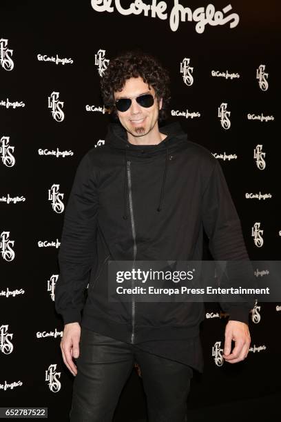 Pablo Ibanez, aka 'The man in black', attends the presentation of the brand of 'Like Father Like Son' in El Corte Ingles on March 10, 2017 in Madrid,...