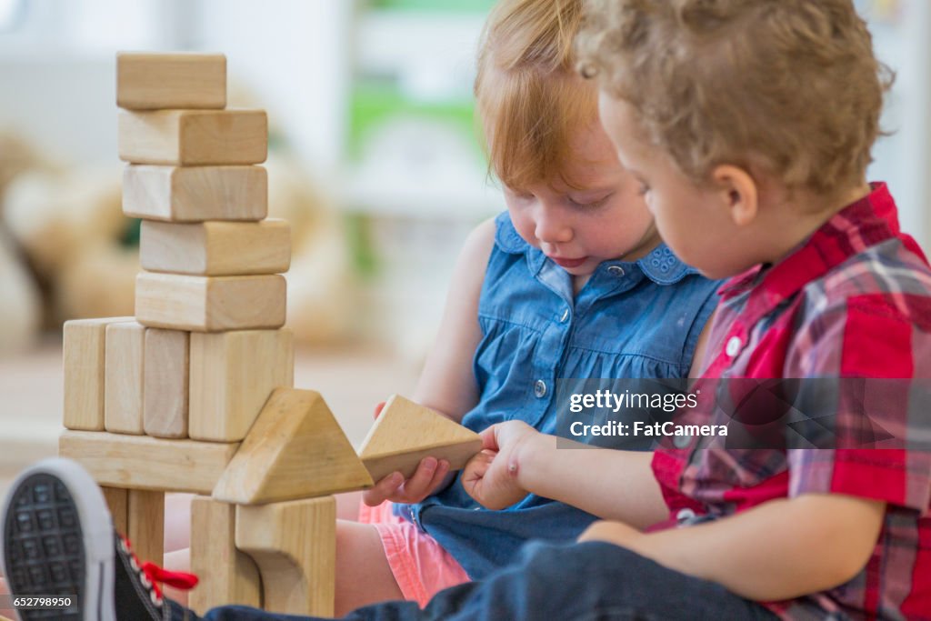 Stacking Wood Blocks