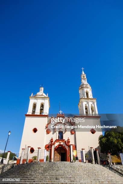 apostle santiago church - santiago, nuevo león, mexico - monterrey mexico stock pictures, royalty-free photos & images