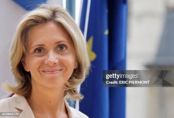 La ministre de l'Enseignement supérieur, Valérie Pécresse pose le 20 août 2008 dans son bureau au ministère de l'Education à Paris. Valérie Pécresse...