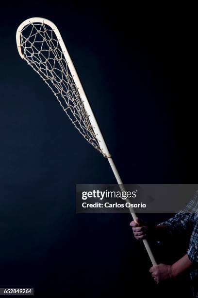 Ron Patterson - Oneida Nation - Oneida, NY Six lacrosse stickmakers from different First Nations communities made the sticks used for a recreation of...