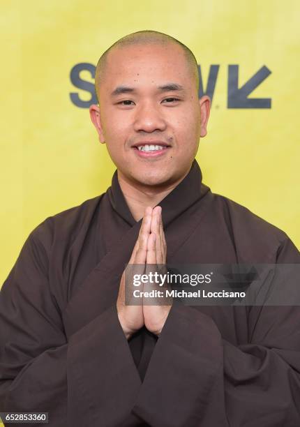 Film subject Phap Huu attends the "Walk With Me" premiere during 2017 SXSW Conference and Festivals at the ZACH Theatre on March 12, 2017 in Austin,...