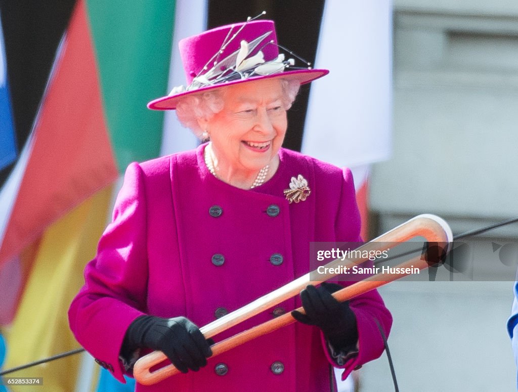 The Queen's Baton Relay For The XXI Commonwealth Games Launch