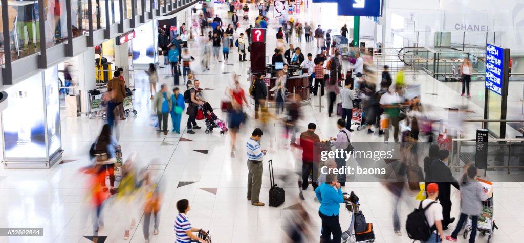 Busy airport