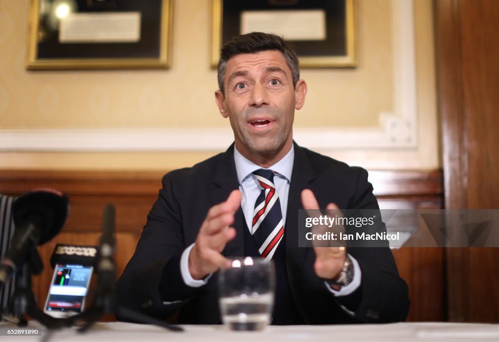 Rangers Unveil New Manager Pedro Caixinha