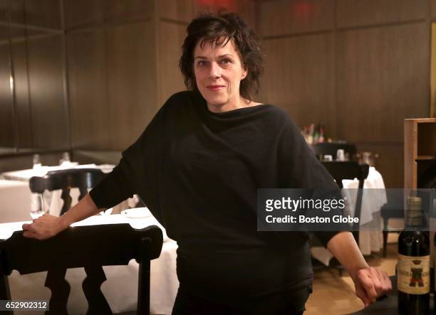 Barbara Lynch poses for a portrait in the dining room of her restaurant Menton in Boston on Nov. 9, 2016.