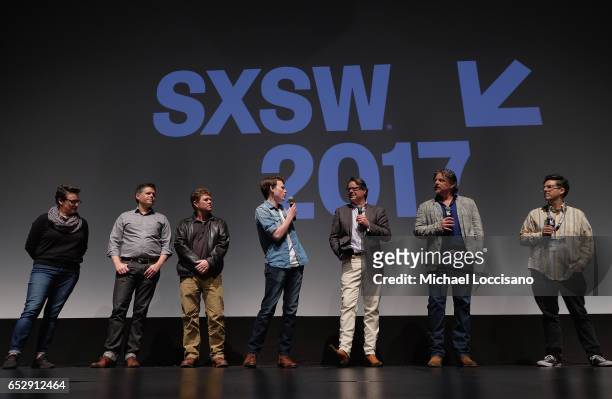 Producers Laura Ivey and Brunson Green, Cinematographer Todd McMullen, Actor Josh Wiggins, and Co-Directors Andrew J. Smith and Alex Smith attend the...