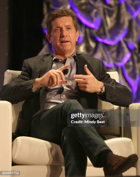 Chief Executive Officer of Johnson & Johnson Alex Gorsky speaks onstage at 'Collaborative Innovation in the Digital Health Age' during 2017 SXSW...