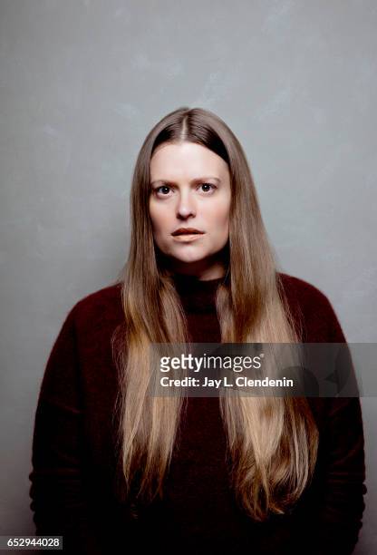 Director Marianna Palka of the film, "Bitch," is photographed at the 2017 Sundance Film Festival for Los Angeles Times on January 19, 2017 in Park...