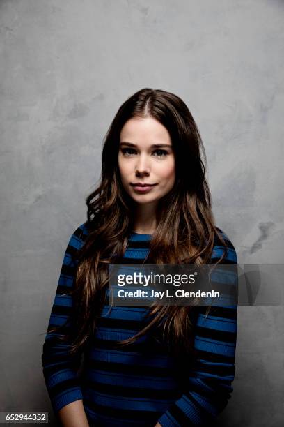 Actress Laia Costa, from the film Newness, is photographed at the 2017 Sundance Film Festival for Los Angeles Times on January 22, 2017 in Park City,...