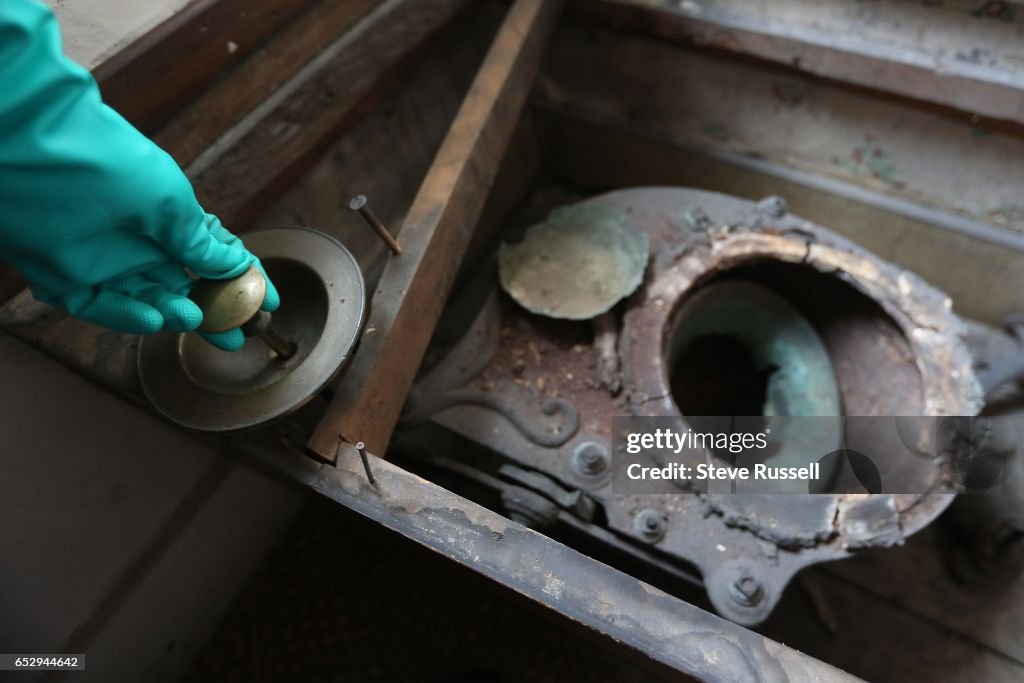 Examination of Toronto's oldest surviving toilet