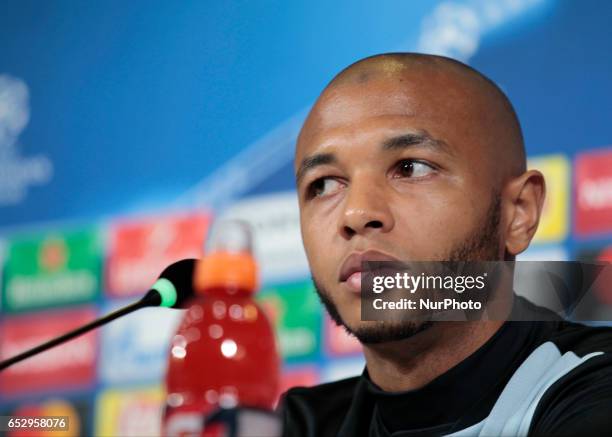 Yacine Brahimi during the press conference before Champions League match between Juventus v Porto, in Turin, on March 13, 2016