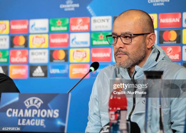 Nuno Espirito Santo during the press conference before Champions League match between Juventus v Porto, in Turin, on March 13, 2016