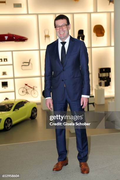 Willi Bonke, CEO of Premium Cars Rosenheim, during the Gentlemen Art Lunch at Pinakothek der Moderne on March 13, 2017 in Munich, Germany.