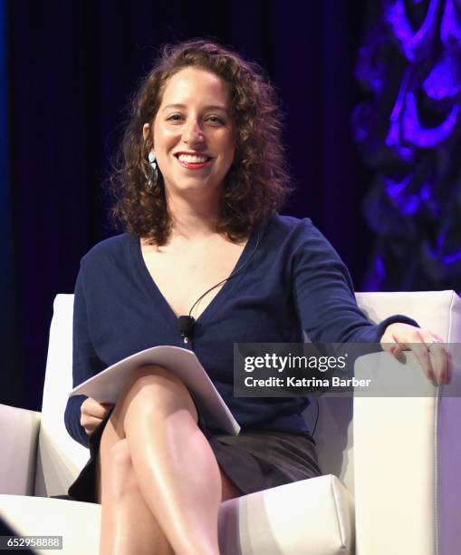 Choreographer Amy Kurzweil speaks onstage at 'Ray and Amy Kurzweil on Collaboration and the Future ' during 2017 SXSW Conference and Festivals at...