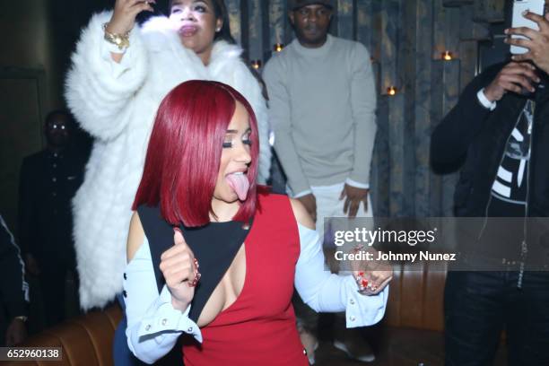 Cardi B attends Tanduay After Party With Cardi B And Dave East at The Griffin on March 12, 2017 in New York City.