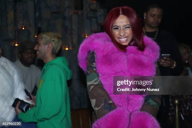 Cardi B attends Tanduay After Party With Cardi B And Dave East at The Griffin on March 12, 2017 in New York City.