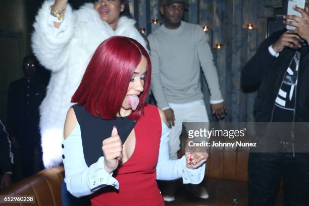 Cardi B attends Tanduay After Party With Cardi B And Dave East at The Griffin on March 12, 2017 in New York City.