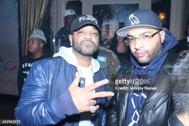 Jim Jones and Fleejus attend Tanduay After Party With Cardi B And Dave East at The Griffin on March 12, 2017 in New York City.