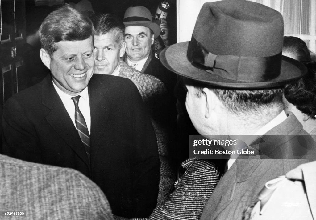 John F. Kennedy Visits Harvard On Board Of Overseers