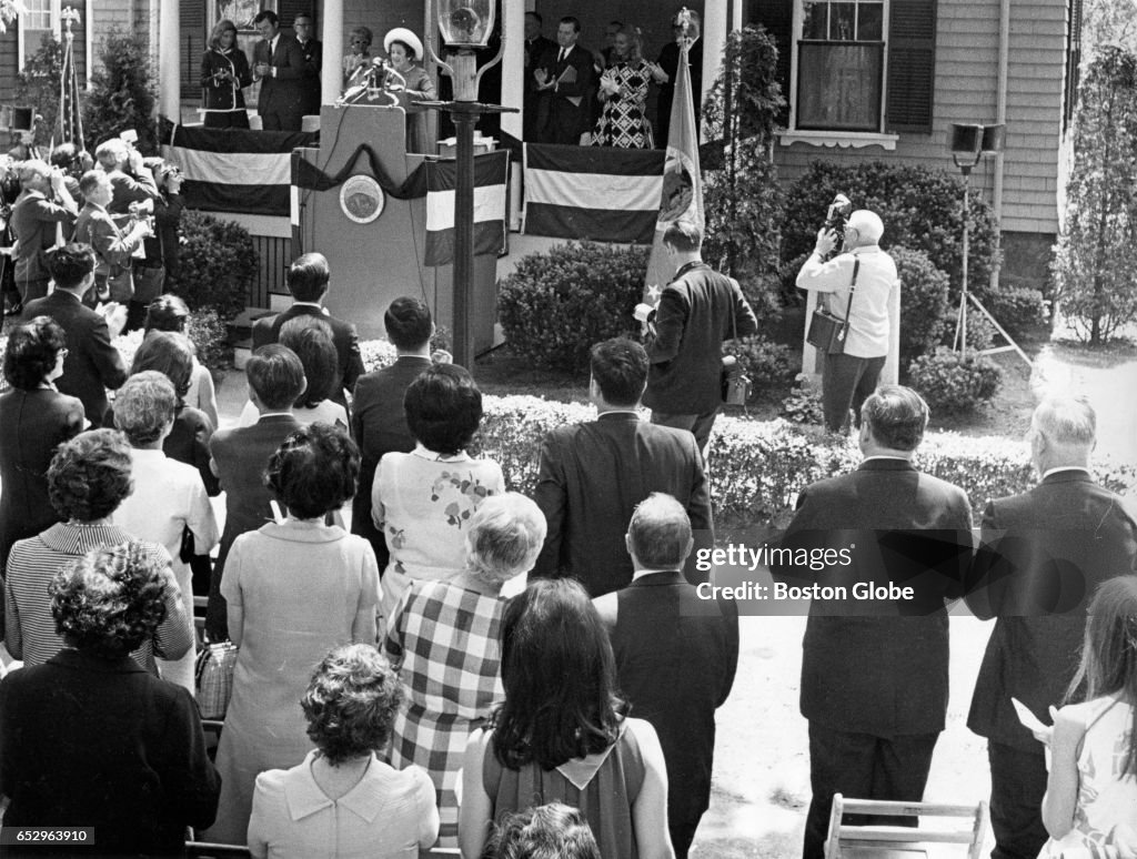 Dedication Ceremony At John F. Kennedy Birthplace