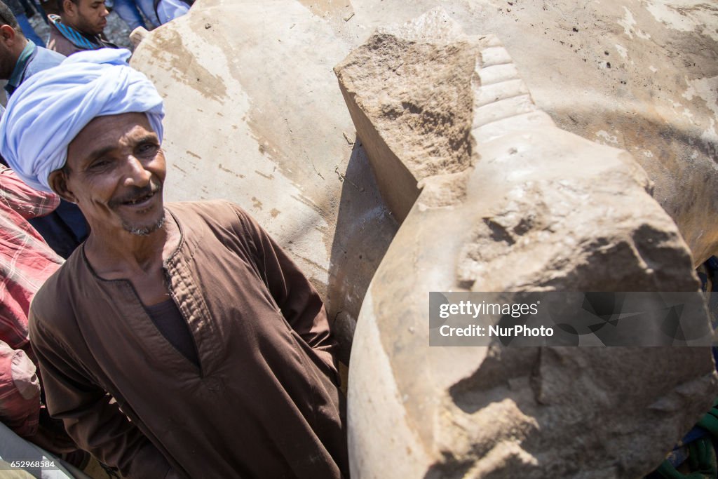 Parts of buried Ramses II Temple discovered in Egypt