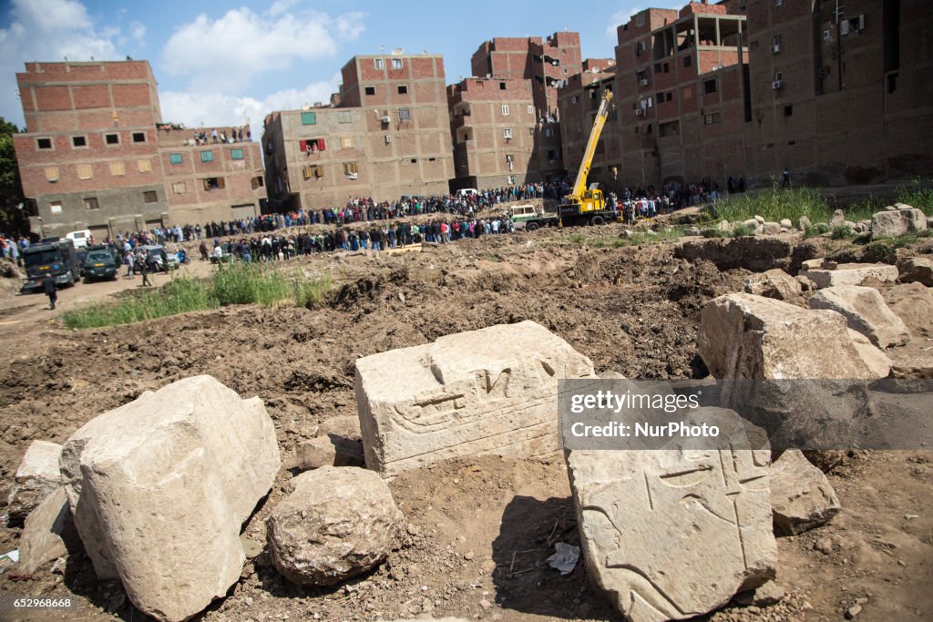 Parts of buried Ramses II Temple discovered in Egypt