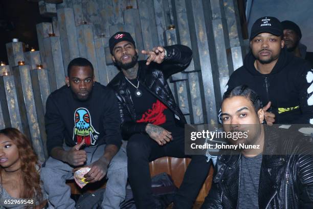 Dave East during Tanduay After Party With Cardi B And Dave East at The Griffin on March 12, 2017 in New York City.