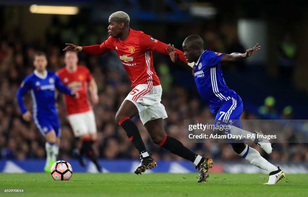 Chelsea v Manchester United - Emirates FA Cup - Quarter Final - Stamford Bridge