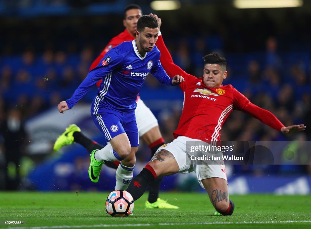 Chelsea v Manchester United - The Emirates FA Cup Quarter-Final