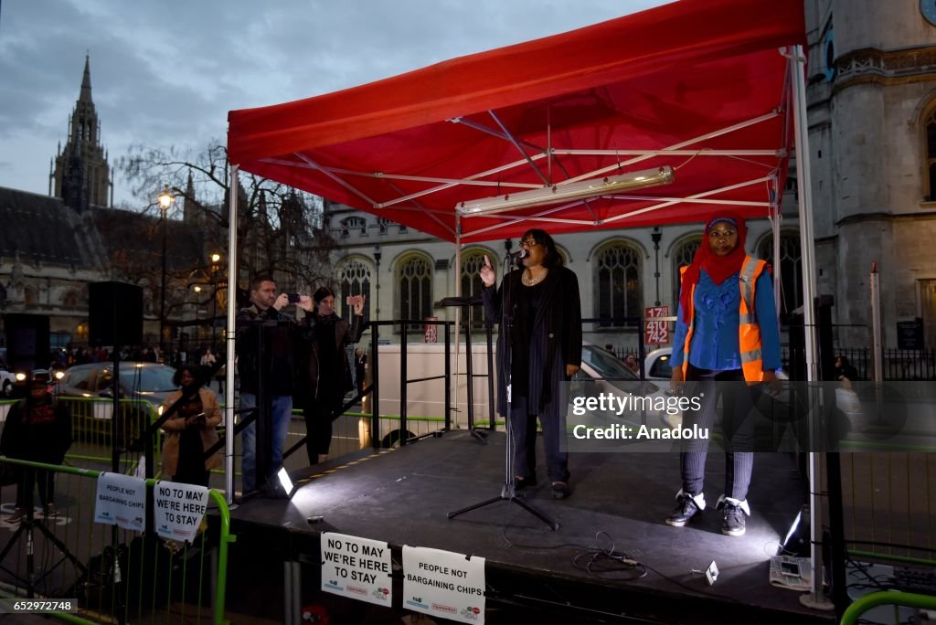 Demonstration in London