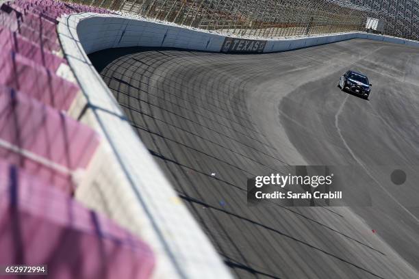 Texas Motor Speedway President, Eddie Gossage, Monster Energy NASCAR Cup Series driver for JTG Daugherty Racing, Chris Buescher, and Verizon IndyCar...