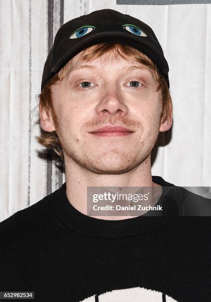 Rupert Grint attends the Build Series to discuss the new show 'Snatch' at Build Studio on March 13, 2017 in New York City.