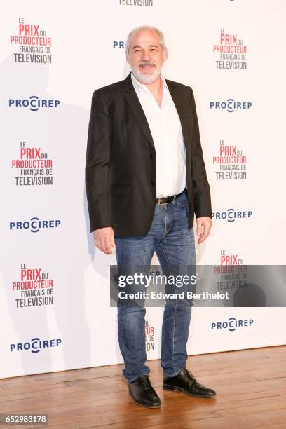 Jerome Anger attends the 23rd Prix Du Producteur Francais De Television, at the Trianon, on March 13, 2017 in Paris, France.