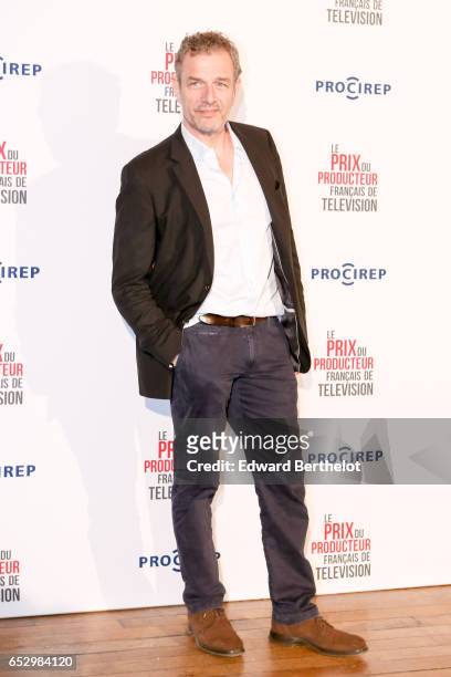 Jean Yves Berteloot attends the 23rd Prix Du Producteur Francais De Television, at the Trianon, on March 13, 2017 in Paris, France.