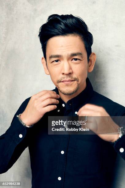 Actor John Cho of "Gemini" poses for a portrait at The Wrap and Getty Images SxSW Portrait Studio on March 12, 2017 in Austin, Texas.