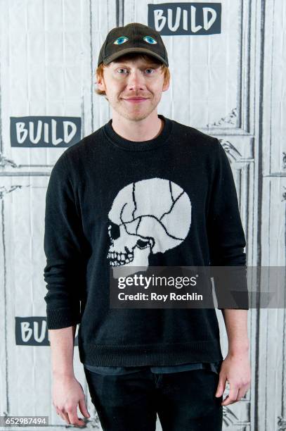 Actor Rupert Grint discuss "Snatch" with the Build Series at Build Studio on March 13, 2017 in New York City.