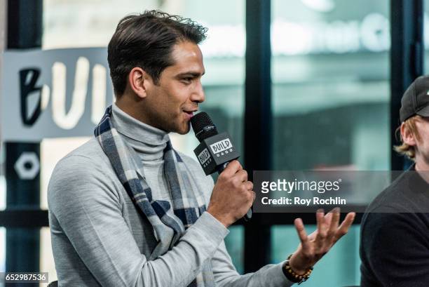 Luke Pasqualino discusses "Snatch" with the Build Series at Build Studio on March 13, 2017 in New York City.