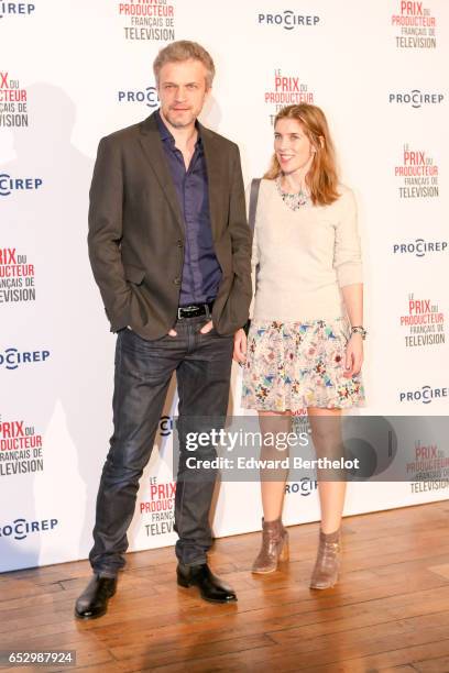 Valery Schatz attends the 23rd Prix Du Producteur Francais De Television, at the Trianon, on March 13, 2017 in Paris, France.