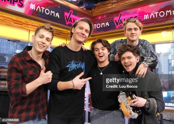 The Vamps perform live on "Good Morning America," Monday March 13 airing on the Walt Disney Television via Getty Images Television Network. THE VAMPS